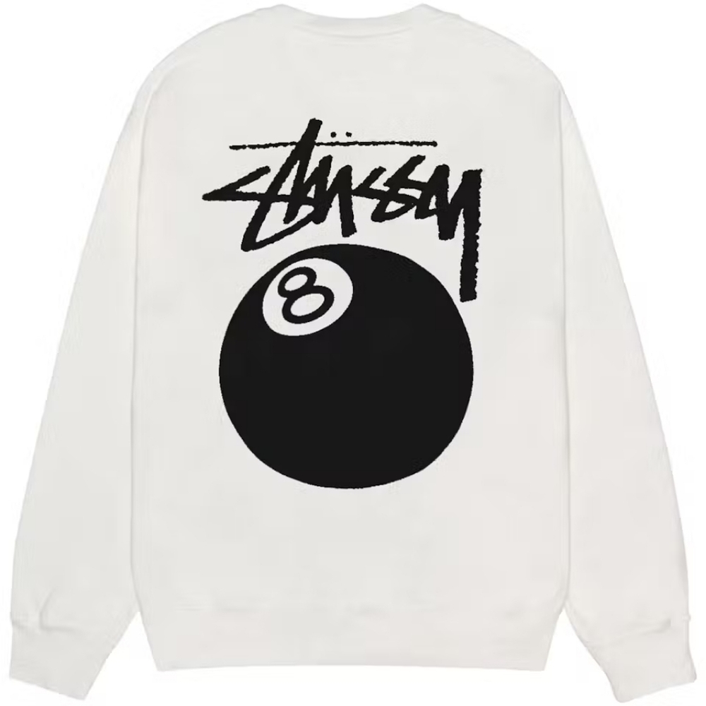 Stussy 8 Ball Pigment Dyed Crew